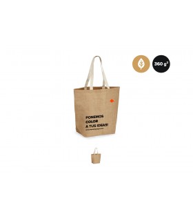 Bolsas de yute con asas webbing