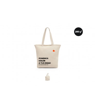 Bolsas de algodón con cremallera