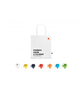 Bolsas promocionales plegables de colores