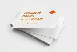 Tarjetas de visita dobles baratas