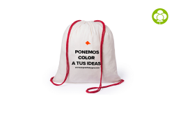 Mochilas saco con cuerdas de colores