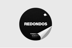 Adhesivos invertidos redondos