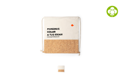 Mochilas de algodón y corcho natural