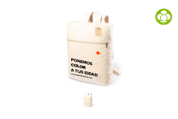 Bolsas mochilas de algodón orgánico