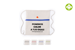 Mochilas con cremallera de color