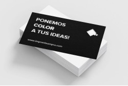 Tarjetas de visita troqueladas