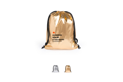 Mochilas exclusivas colores plateado y dorado