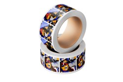 Etiquetas en bobina cuadradas