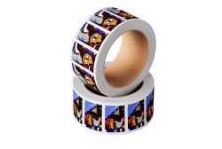 Etiquetas en bobina rectangulares