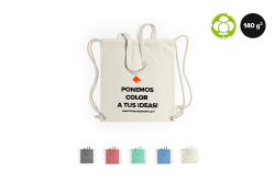 Mochilas de algodón reciclado