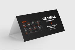 Calendarios de mesa personalizados