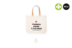 Bolsas nature de algodón y corcho natural