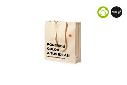 Bolsas de algodón con fuelle comercio justo