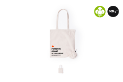 Bolsas plegables de algodón estampadas