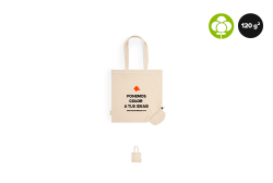 Bolsas plegables de algodón orgánico