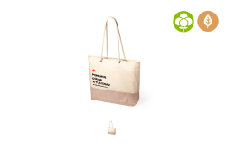 Bolsas nature de algodón y yute