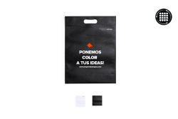 Bolsas de tela reciclada asa troquelada