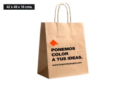 Bolsas de papel kraft grandes