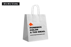 Bolsas de papel medianas personalizadas