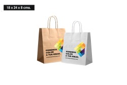 Bolsas de papel a todo color