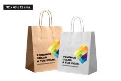 Bolsas de papel kraft impresión a color