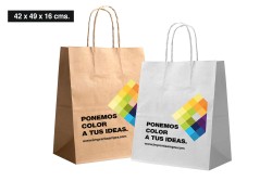 Bolsas de papel impresas a color