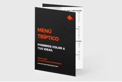 Cartas de menú baratas