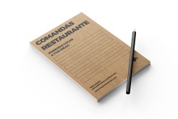 Comandas para camareros personalizadas