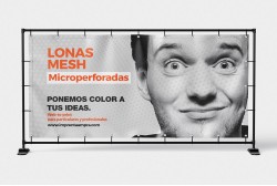 Lonas microperforadas personalizadas