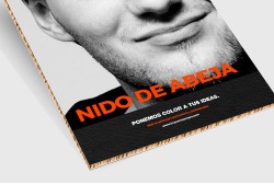 Cartón panel nido de abeja impreso