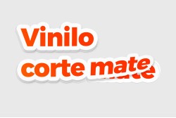 Vinilo de corte impreso