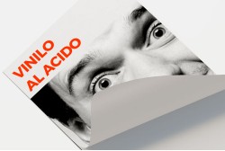 Vinilo al ácido impreso