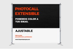 Photocall extensible personalizado