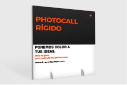 Photocall de cartón personalizado