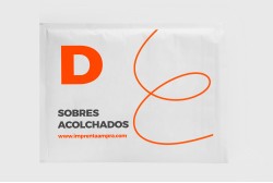 Sobres con burbujas personalizados