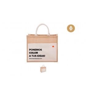 Bolsas de compra en yute y algodón