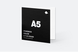 Dípticos Cuadrados A5