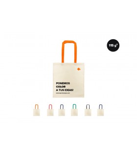 Bolsas de algodón con asas impresas