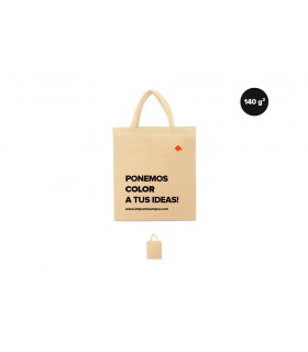 Bolsas de algodón con asas cortas