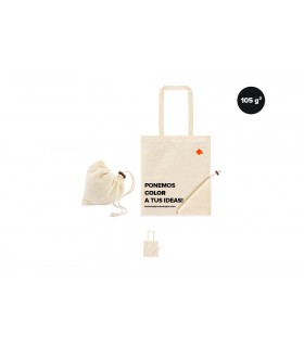 Bolsas plegables de algodón de 105 g/m²