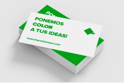 Tarjetas de visita ecológicas
