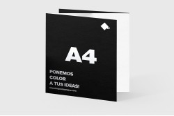Trípticos Cuadrados A4