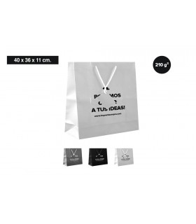 Bolsas de papel plastificadas grandes