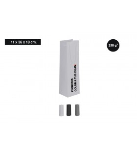 Bolsas de papel plastificadas para botellas