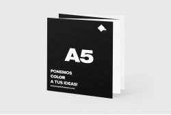 Cuadrípticos Cuadrados A5