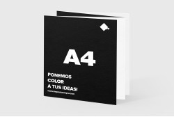 Cuadrípticos Cuadrados A4
