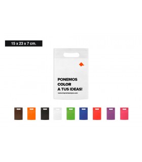 Bolsas de tela asa troquelada non woven 80 g/m²