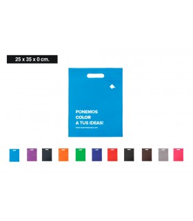 Bolsas de tela troqueladas medianas