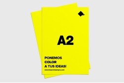 Carteles fluorescentes personalizados