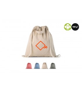 Bolsa tipo mochila algodón reciclado